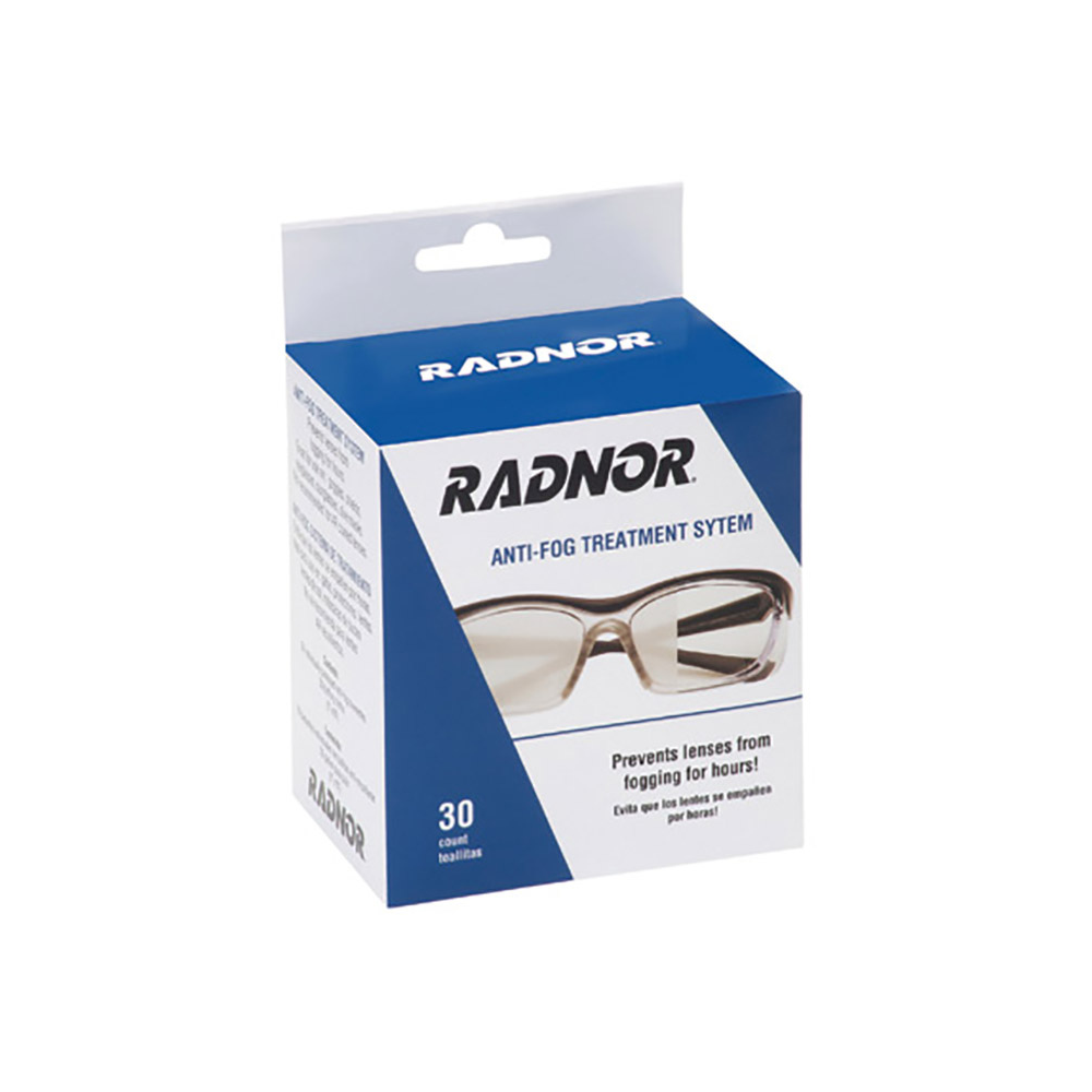 Radnor 5" X 8" Anti-Fog Treatment Towelettes from GME Supply